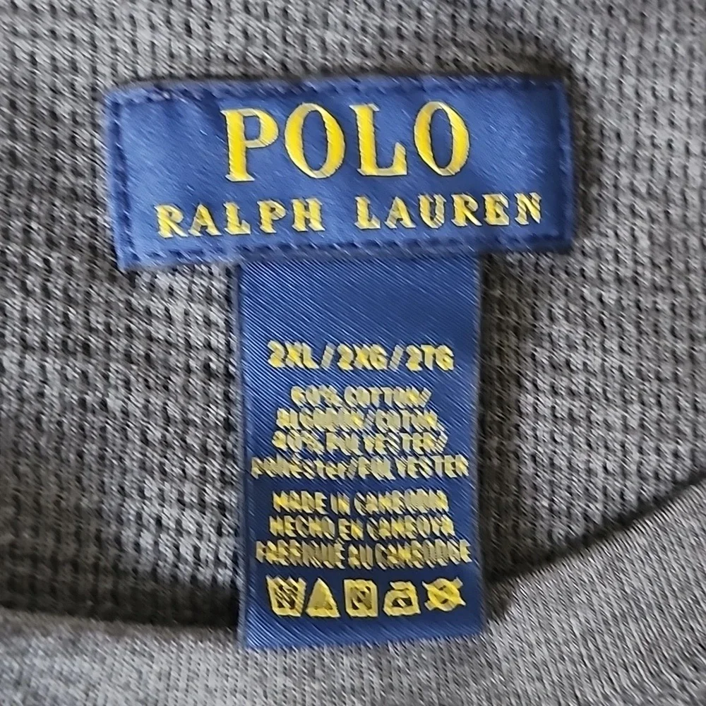 Polo  Ralph Lauren  Gray Long Sleeve Brand New